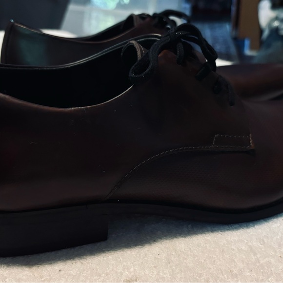 Brand New Men's Brown Ramses Dress Shoes By CALVIN KLEIN - Size 13 - Box 72 - Picture 3 of 6